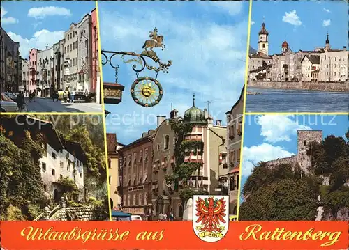 Rattenberg Tirol Burg Stadtplatz  Kat. Rattenberg