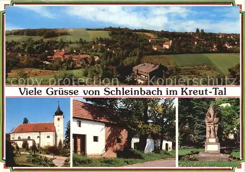 Schleinbach Pfarrkirche Kellergasse Kriegerdenkmal Kat. Mistelbach