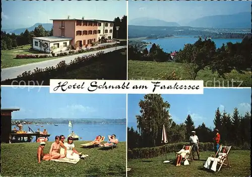 Latschach Faaker See Hotel Schnabl  Kat. Finkenstein am Faaker See