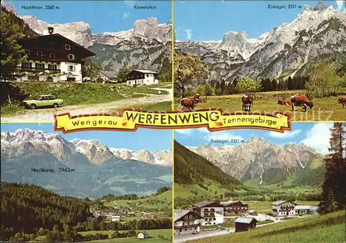 Werfenweng Wengerau Wandergebiet Tennengebirge Kat. Werfenweng