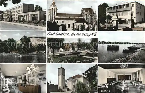 Bad Deutsch Altenburg Teilansichten Kirche Restaurant Donau Kat. Bad Deutsch Altenburg
