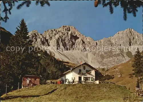 Leutasch Wettersteinhuette Tiroler Bergwacht Alpen Kat. Leutasch Tirol