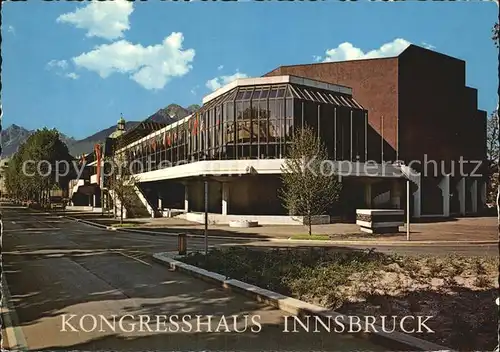 Innsbruck Kongresshaus Tiroler Veranstaltunszentrum Kat. Innsbruck