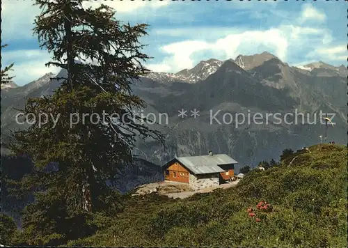 Virgen Wetterkreuzhuette mit Grossglockner Kat. Virgen