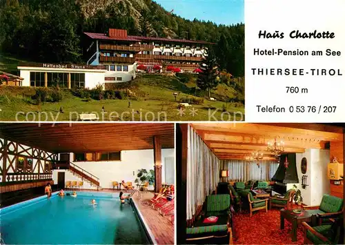 Thiersee Haus Charlotte Hotel Pension am See  Kat. Thiersee
