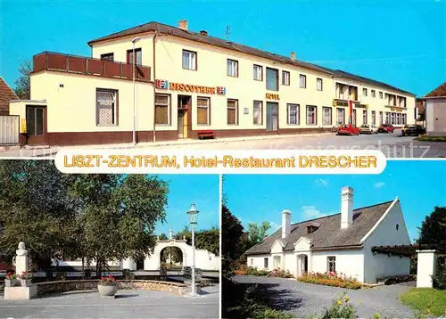 Raiding Liszt Zentrum Hotel Restaurant Drescher Kat. Raiding