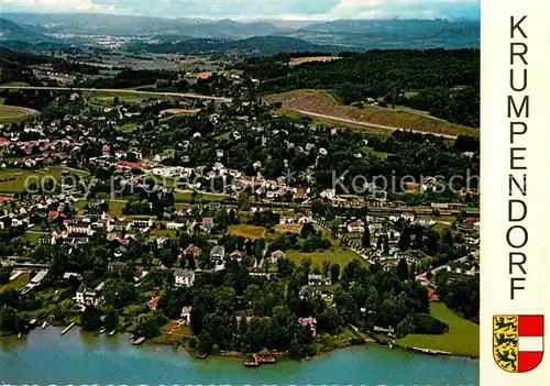 Krumpendorf Woerthersee Fliegeraufnahme 