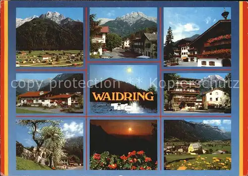 Waidring Tirol Stadtansichten  Kat. Waidring