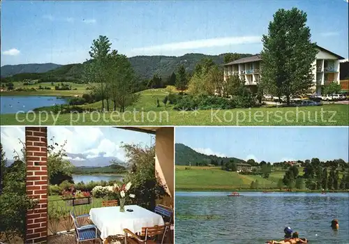 Turnersee Gasthaus am See Obersammelsdorf Kat. St. Kanzian am Klopeiner See