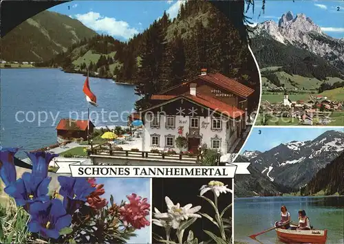 Tannheim Tirol Hotel Alpenhof Haldensee Rotfluh Gimel Visalpsee Rauhorn Kat. Tannheim