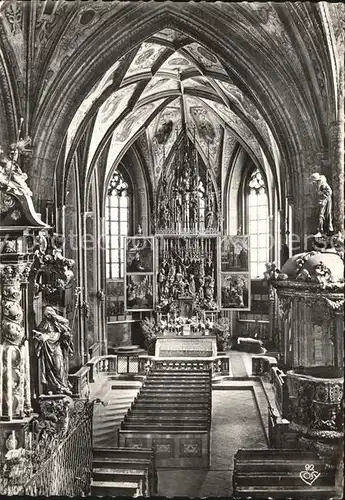 St Wolfgang Salzkammergut Wallfahrtskirche mit Pacher Altar Kat. St. Wolfgang im Salzkammergut