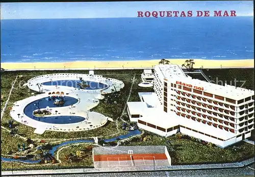 Roquetas de Mar Fliegeraufnahme Hotel Playasol Kat. Costa de Almeria