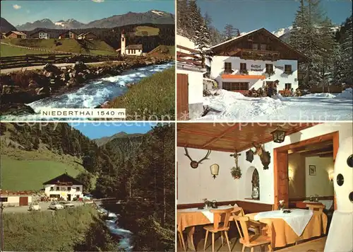 Niederthai Umhausen Tirol Berggasthof Pension Stuibenfall Kat. Umhausen oetztal