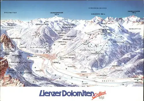 Lienz Tirol Skigebiet Kat. Lienz