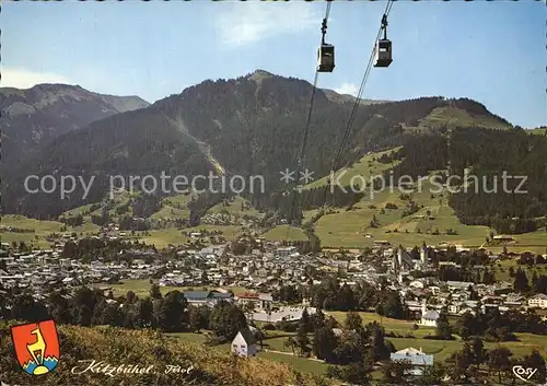 Kitzbuehel Tirol Seilbahn zum Horn Hahnenkamm  Kat. Kitzbuehel