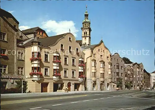 Hall Tirol Unterer Stadtplatz Kat. Hall in Tirol