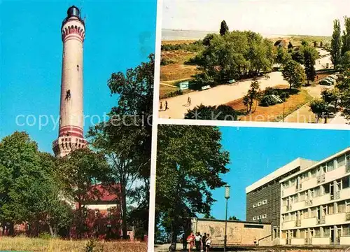 Swinoujscie Swinemuende Latarnia morska Promenade nadmorska Dom wczasowy Korab