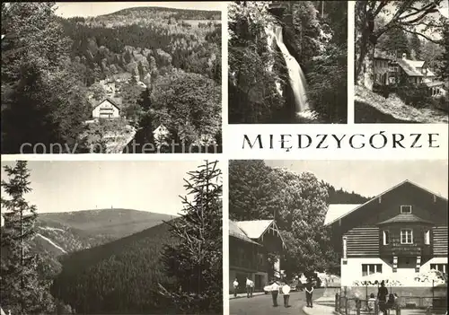 Miedzygorze Teilansicht Wasserfall  Kat. Polen