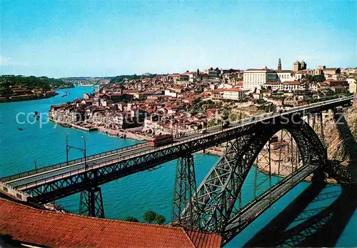 Porto Portugal Ponte de D Luis sobre o rio Douro Kat. Porto