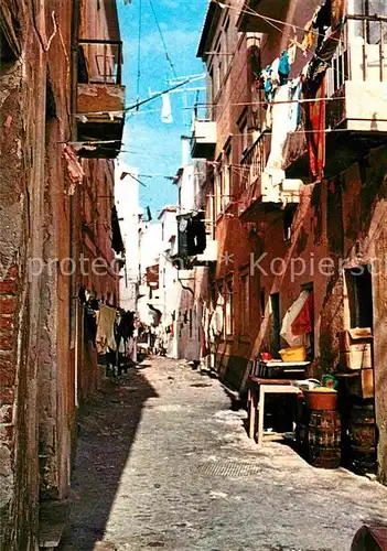 Nazare Portugal Rua tipica Typische Strasse Kat. 