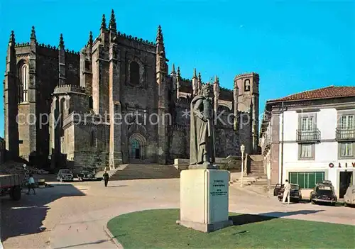 Guarda Portugal Estatue de Don Sancho I Statue Denkmal Kat. Guarda