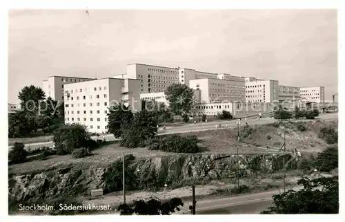 Stockholm Soedersjukhuset Kat. Stockholm