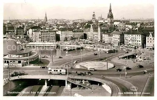 Stockholm Aussicht vom Katarinahissen Kat. Stockholm