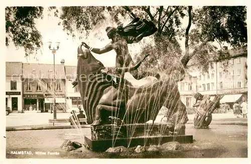 Halmstad Milles Brunnen Kat. Halmstad