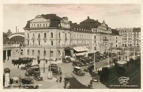 Stockholm Hauptbahnhof Kat. Stockholm