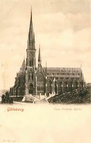 Goeteborg Oscar Fredriks Kirche Kat. 