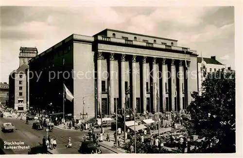 Stockholm Konserthuset Kat. Stockholm