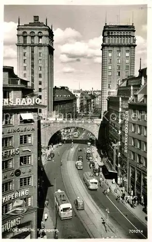 Stockholm Kungsgatan Bus Bruecke Kat. Stockholm