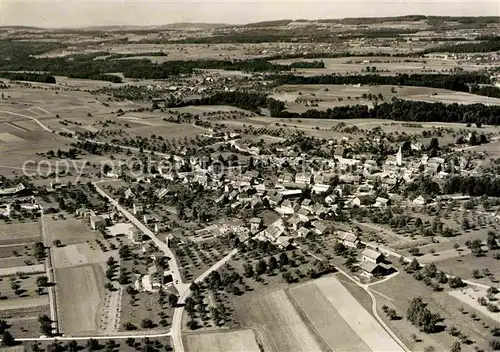 Maerstetten Dorf Flugaufnahme Kat. Maerstetten