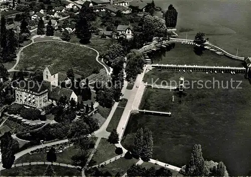 Romanshorn Bodensee Alkoholfreies Volksheim Gasthaus Schloss Luftaufnahme