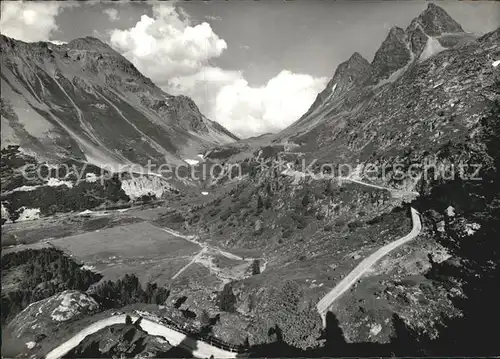 Albulapass Nordseite il Compass Piz Blais udn Piz Dschimels Kat. Albula