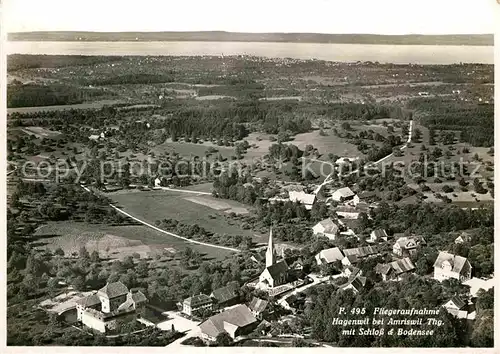 Hagenwil Schoss Bodensee Luftaufnahme Kat. Hagenwil