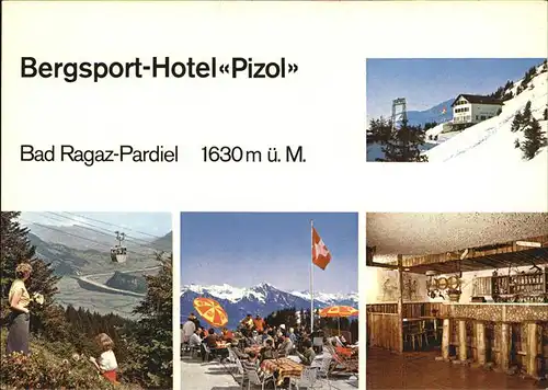 Bad Ragaz Bergsport Hotel Pizo Kat. Bad Ragaz