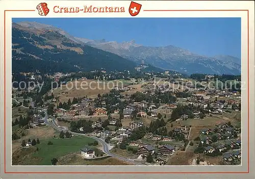 Crans Montana Panorama  Kat. Crans Montana