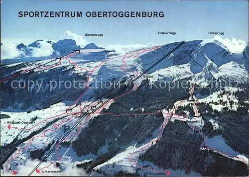 Obertoggenburg Skigebiet Kat. Wildhaus