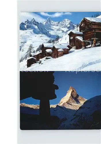 Findeln VS Obergabelhorn Matterhorn  Kat. Findelen