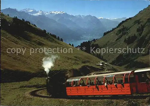 Brienz Rothornbahn Berner Alpen Brienzersee  Kat. Eisenbahn