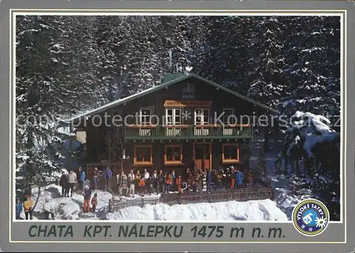 Vysoke Tatry Chata Kpt. Nalepku Kat. Slowakische Republik