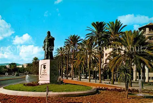 Palma de Mallorca Monumento a Ramon Liuli Paseo de Sagrera Kat. Palma de Mallorca