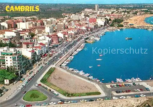 Cambrils Vista parcial Puerto vista aerea Kat. Costa Dorada