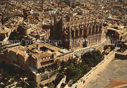 Palma de Mallorca Kathedrale Fliegeraufnahme Kat. Palma de Mallorca