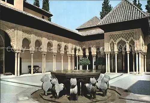 Granada Andalucia Patio de los Leones Kat. Granada