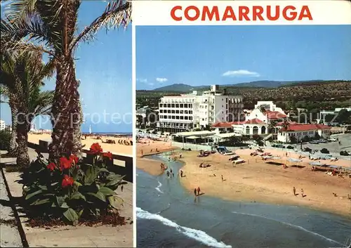 Comarruga Playa Strand Hotel Palmen Kat. Tarragona Costa Dorada