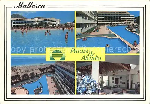 Puerto de Alcudia Hotel Paraiso de Alcudia Poollandschaft Kat. Alcudia Mallorca