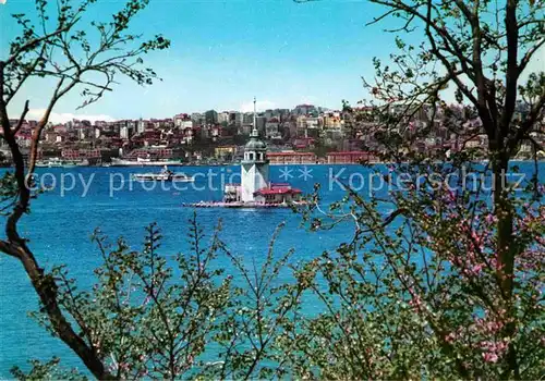 Istanbul Constantinopel The tower of Leander in Spring Kat. Istanbul
