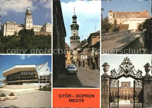 Gyoer Sopron Megye Panorama  Kat. Ungarn